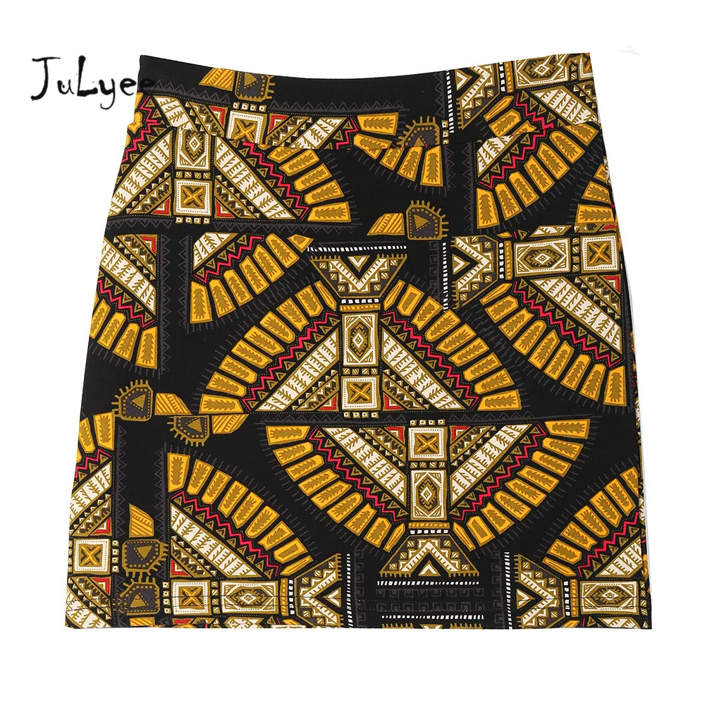 Julyee мини юбка карандаш с принтом сексуальная клубная облегающая высокой талией