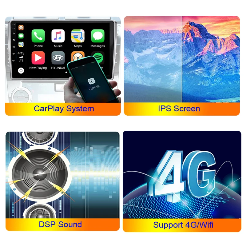 Автомагнитола Roadwise с голосовым ИИ-интерфейсом мультимедийный плеер на Android для