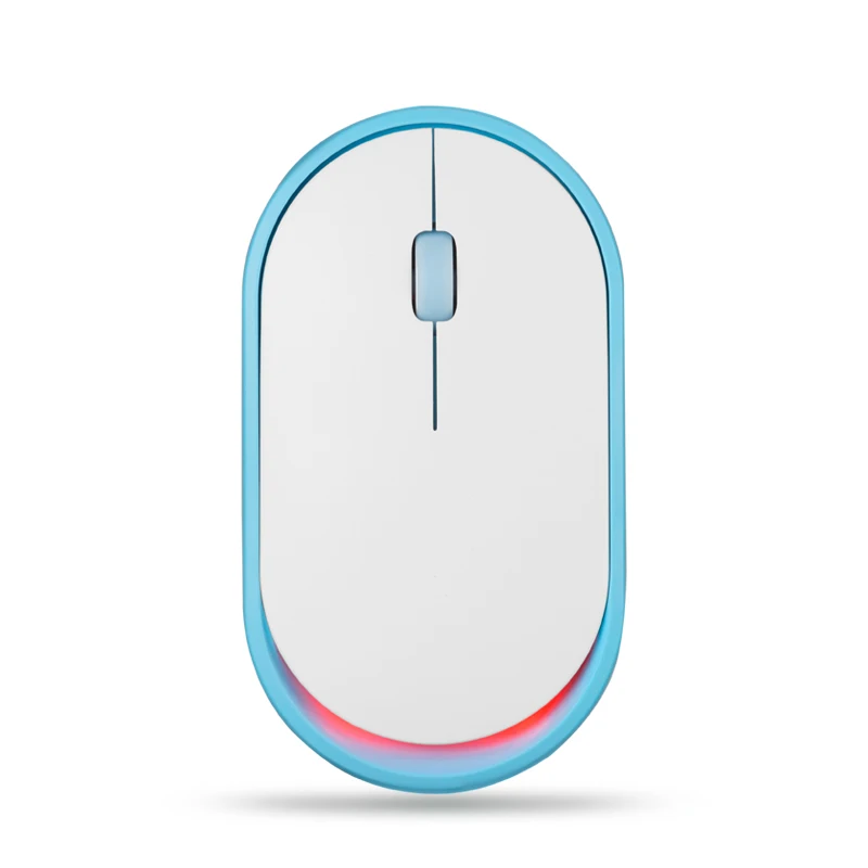 Мышь Bluetooth 1600 точек/дюйм Беспроводная игровая мышь 2 4G USB со светодиодной