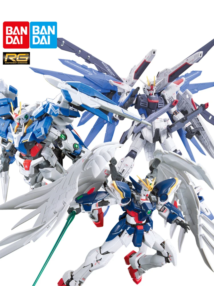 

Bandai Gundam Assembled Model RG Strikes Freedom Bull Unicorn Heresy Zero Flying Wing Sazabi Air Combat Pulse