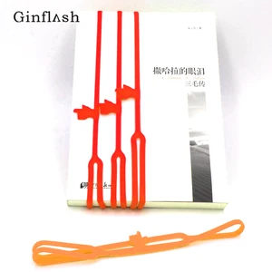 Силиконовые закладки Ginflash, 5 шт.лот, милые, для пальцев, школьные принадлежности, канцелярские принадлежности для детей