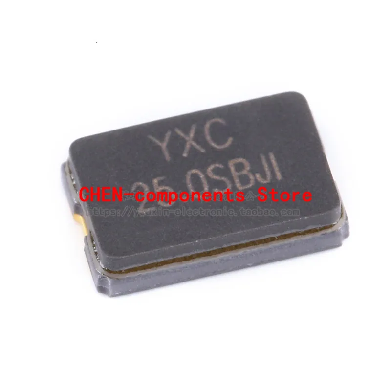 

5pcs SMD passive crystal oscillator/YSX530GA 25MHz 10PPM 20pF X503225MSB2GI 2 feet