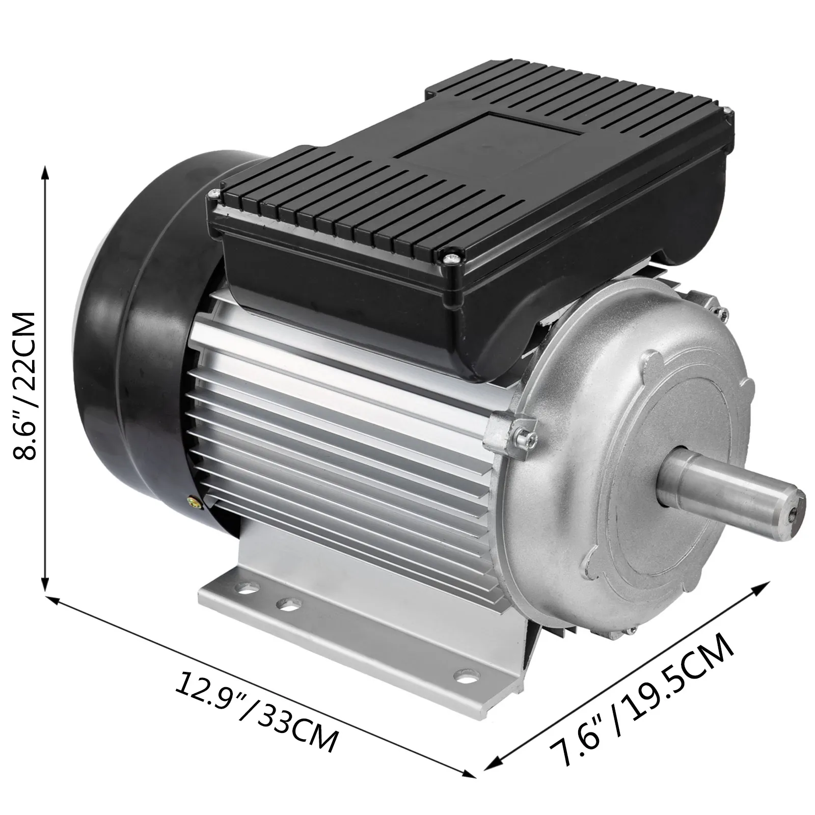 VEVOR 240V 2 полюса 2.2KW 3HP 2900 об/мин фирмы однофазный Электрический автоматический