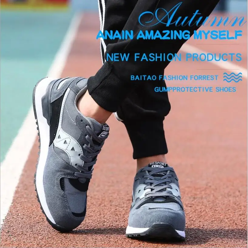 

CS747 Designer safety shoes Steel Toe Indestructible Work Shoes Unisex Anti-smashing anti-piercing Reflective Casual Sneaker