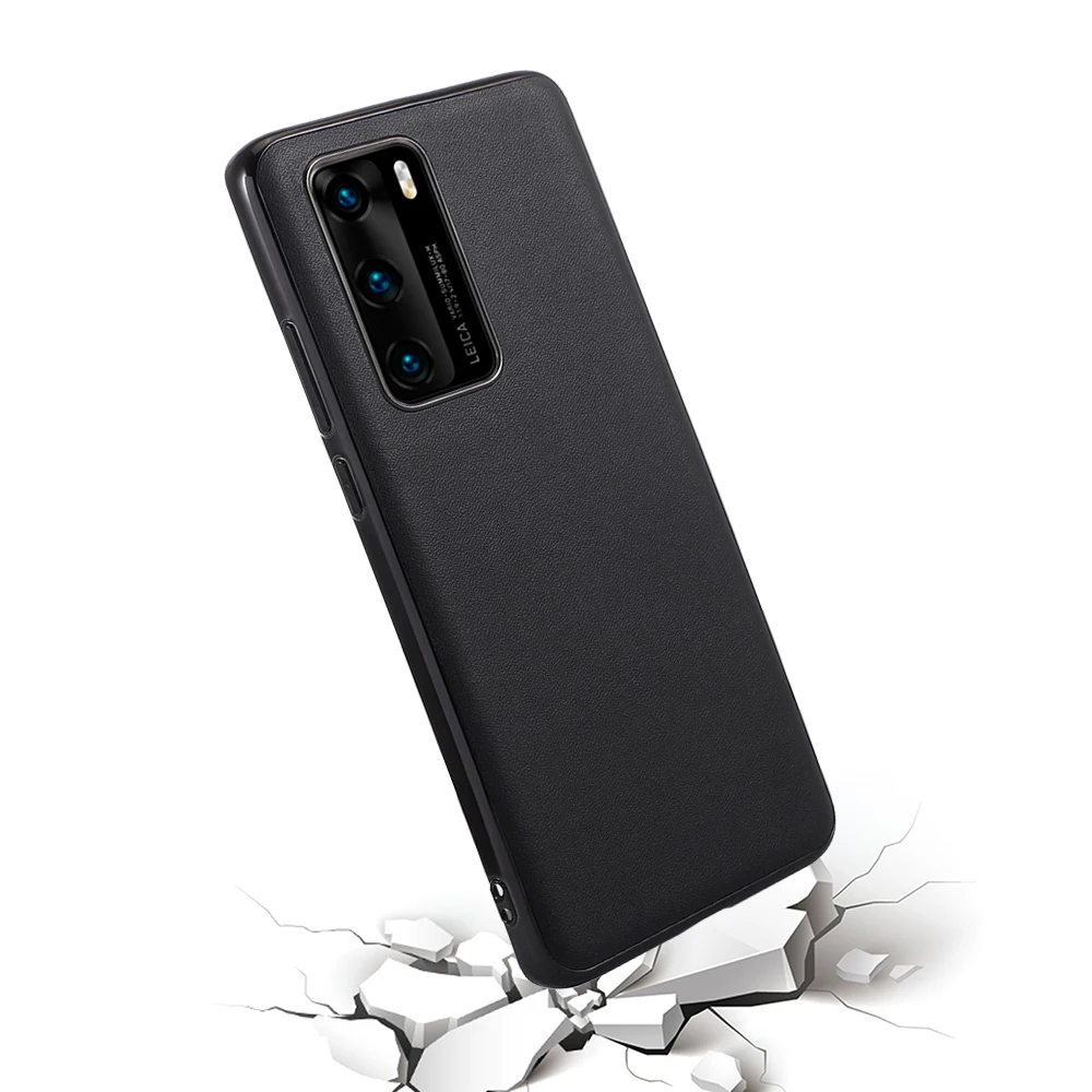 Оригинальный кожаный чехол для мобильного телефона Huawei P30 P40 PRO Mate 30 pro Luxury Marvel 360 полной защиты задней крышки.