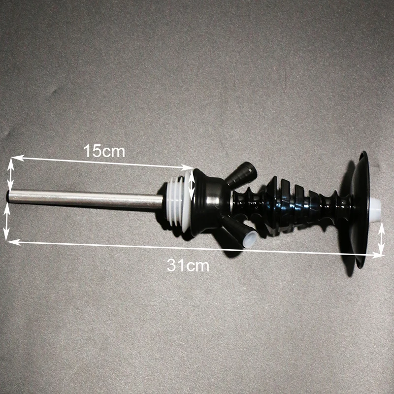 Трубка для кальяна Матовый Металлический Набор наргиле соединение двух шлангов