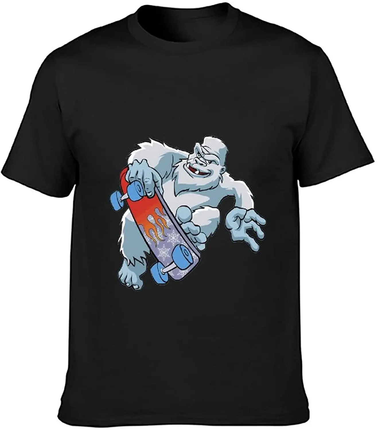 

Men's Standard Fashion Pattern Short-Sleeved Round Neck T-Shirt with Unique Printing Technology and Cool Design