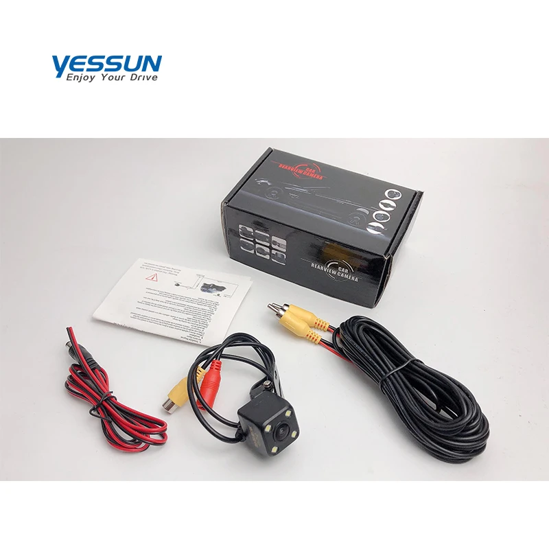 

Yessun Car Rear View Camera 4 LED Night Vision Reversing Auto Parking Monitor car camera For Lada Granta 2011~2019