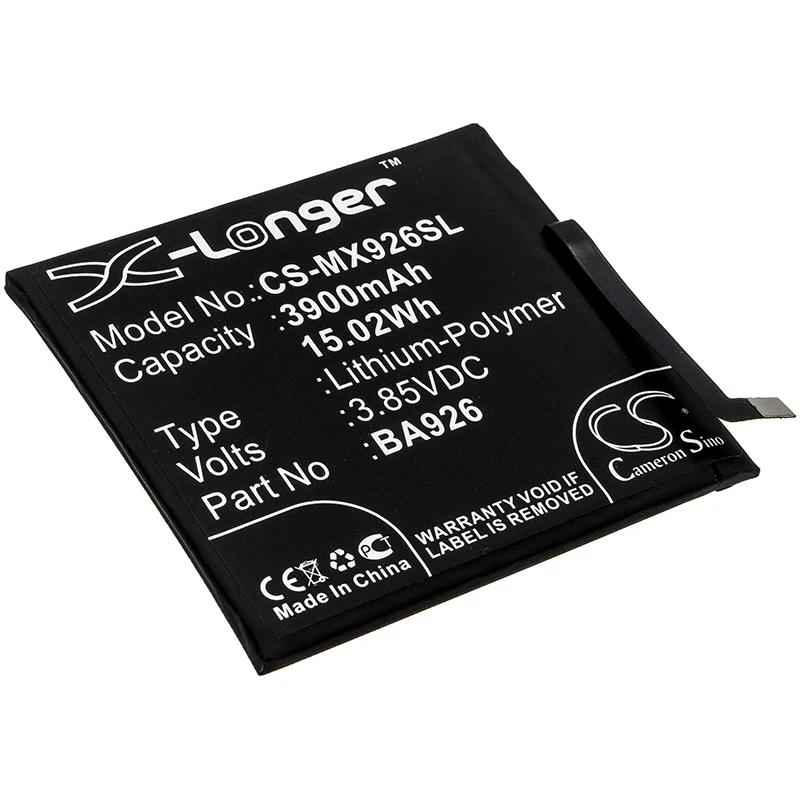 

Cameron Sino Battery For Meizu 16Xs,M1926,M926H,M926Q