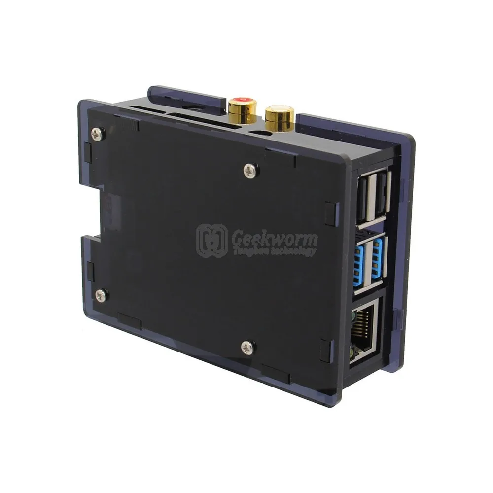 Raspberry Pi 4 I2S интерфейс PiFi DIGI DAC + цифровая плата расширения HIFI акриловый чехол для