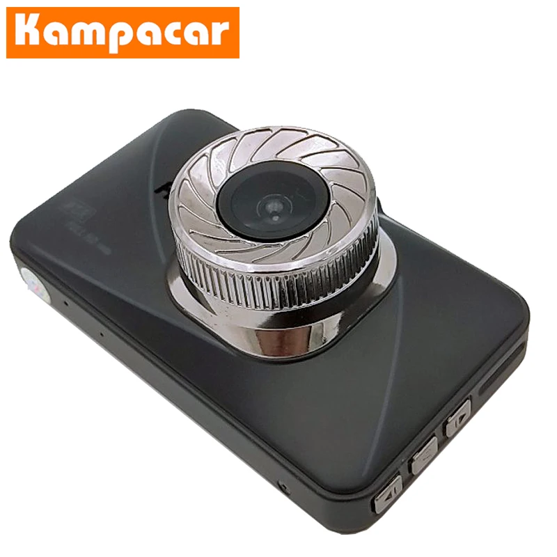 Автомобильный видеорегистратор Kampacar, 3 дюйма, камера s, фронтальная линза, видео рекордер, видеорегистратор, авто регистратор, мини видеорегистратор, видеокамера HD 1080 P, регистратор, камера