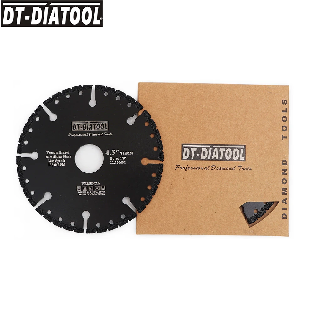 DT-DIATOOL 1 шт. Алмазный многоцелевой режущий диск для демонтажа пилы стали