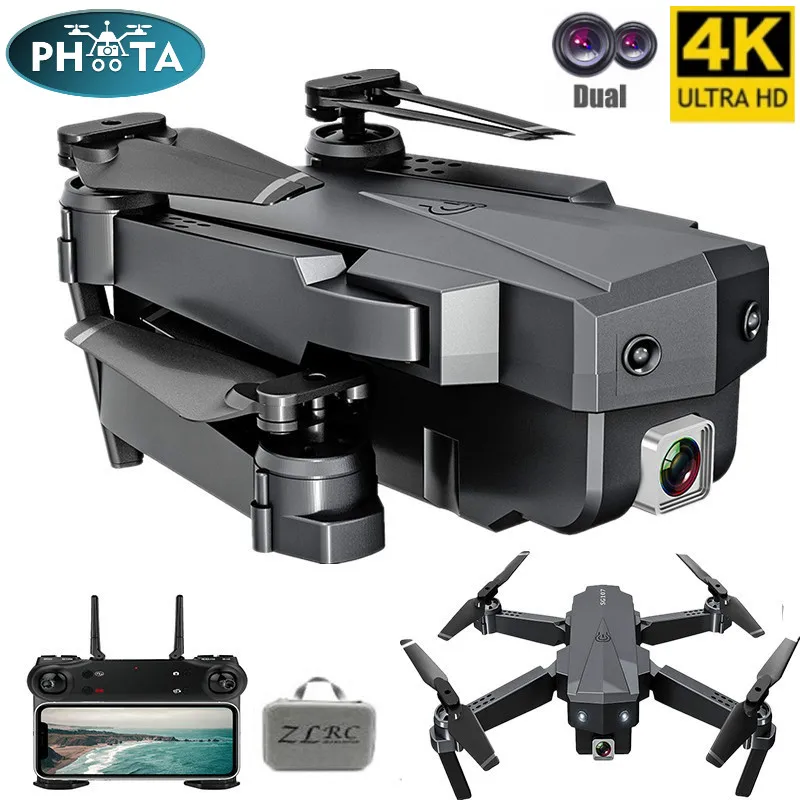 2020 SG107 мини Дрон 4K с HD камерой WIFI 1080P двойная камера Follow Me Квадрокоптер FPV долгий