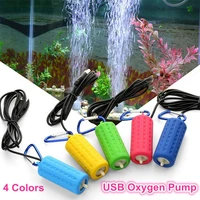 aquarium fish tank oxygen air pump portable mini usb rechargerable air pump mute energy saving fish feeding supplies accessories