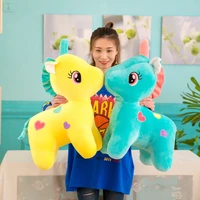soft cute rainbow unicorn toy plush toys animals horse children toys baby dolls birthday gifts