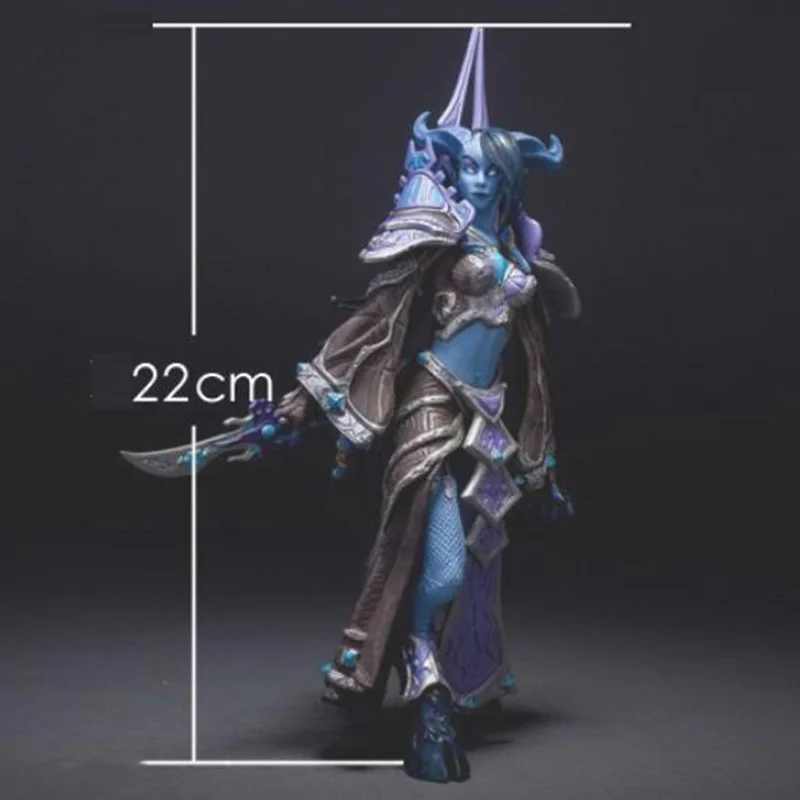 Delaney Модель игрового персонажа DC WOW Tribal Orc Wolf Ride Raider Lich King Arthas карликовый катающийся вор Sylvanas Warrior фигурка игрушки - Цвет: Delaney