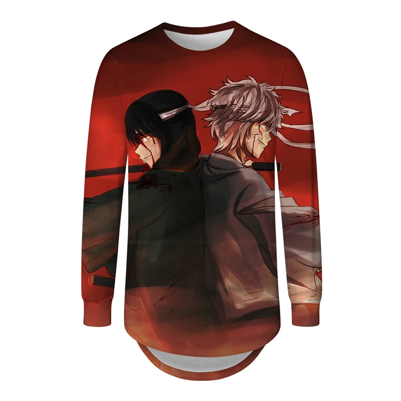 Футболка мужская с длинным рукавом дышащая тенниска из полиэстера рисунком