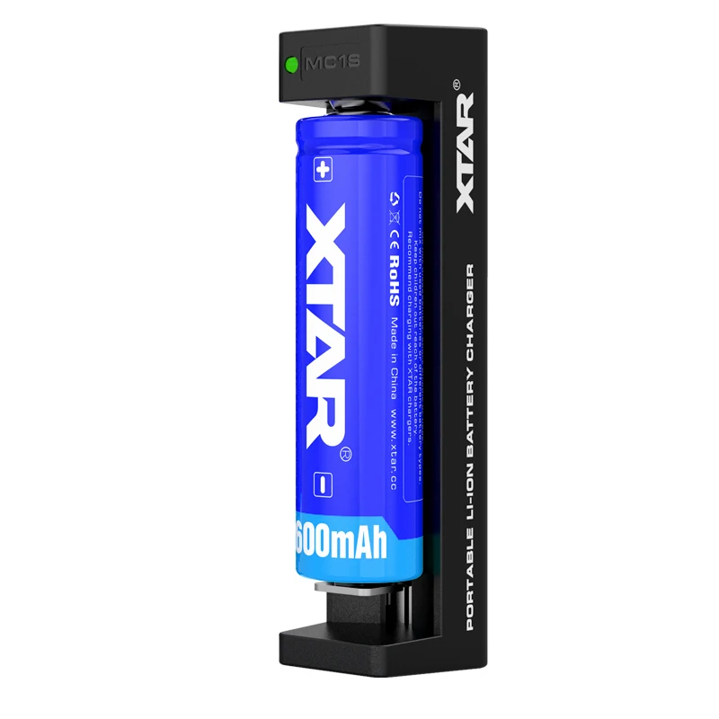 MC1S XTAR USB зарядные устройства для 10440-26650 батареи зарядки MC4 MC1 плюс MC2 плюс MC6C MC1S MC2S 18650 20700 21700 Батарея зарядные устройства - Цвет: MC1S