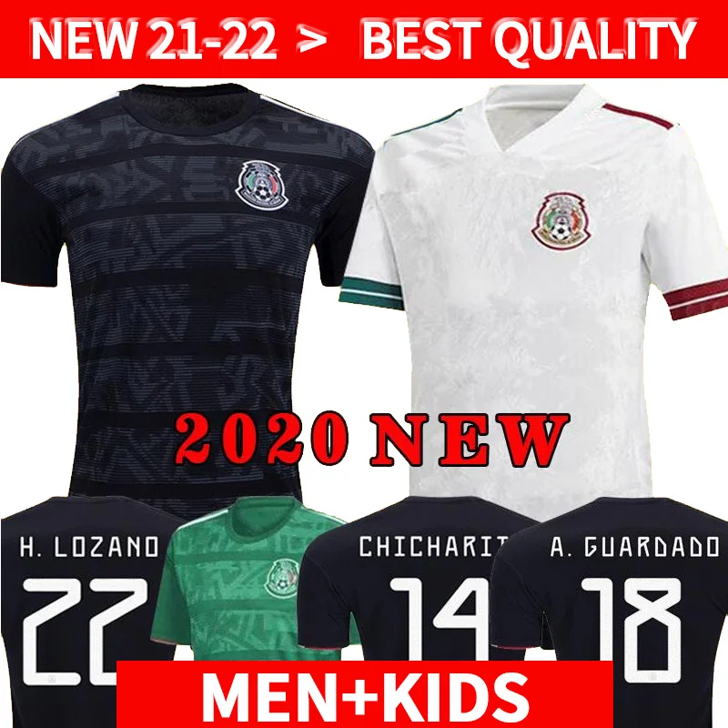 

21 22 Player version Mexico soccer jerseys Children's CHICHARITO LOZANO DOS SANTOS MORENO ALVAREZ Ral 2021 2022 football shirts