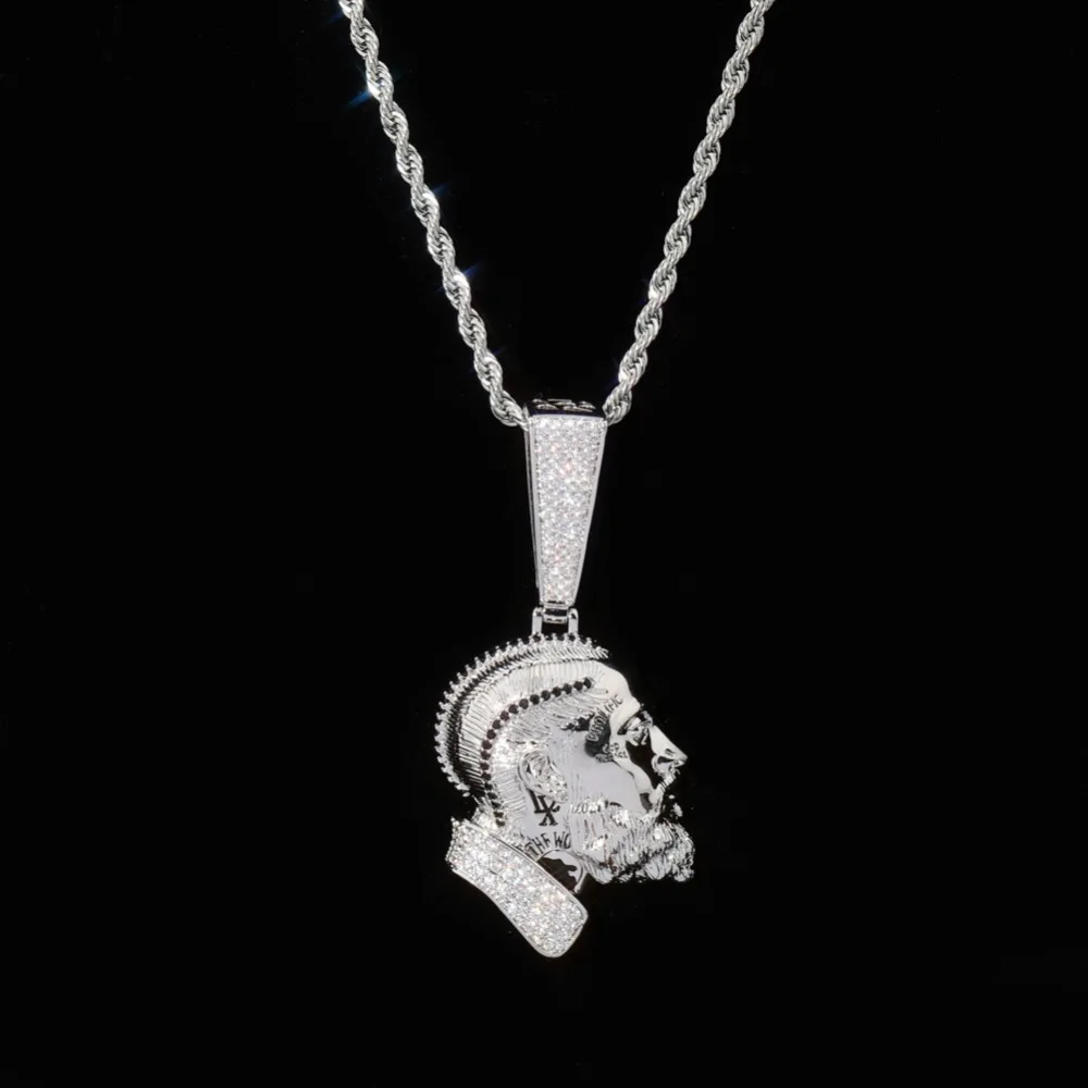 TOPGRILLZ R.I.P Nipsey Hussle ожерелье и кулон с теннисная цепочка со Льдом Bling кубический циркон блестящие мужские украшения в стиле хип-хоп
