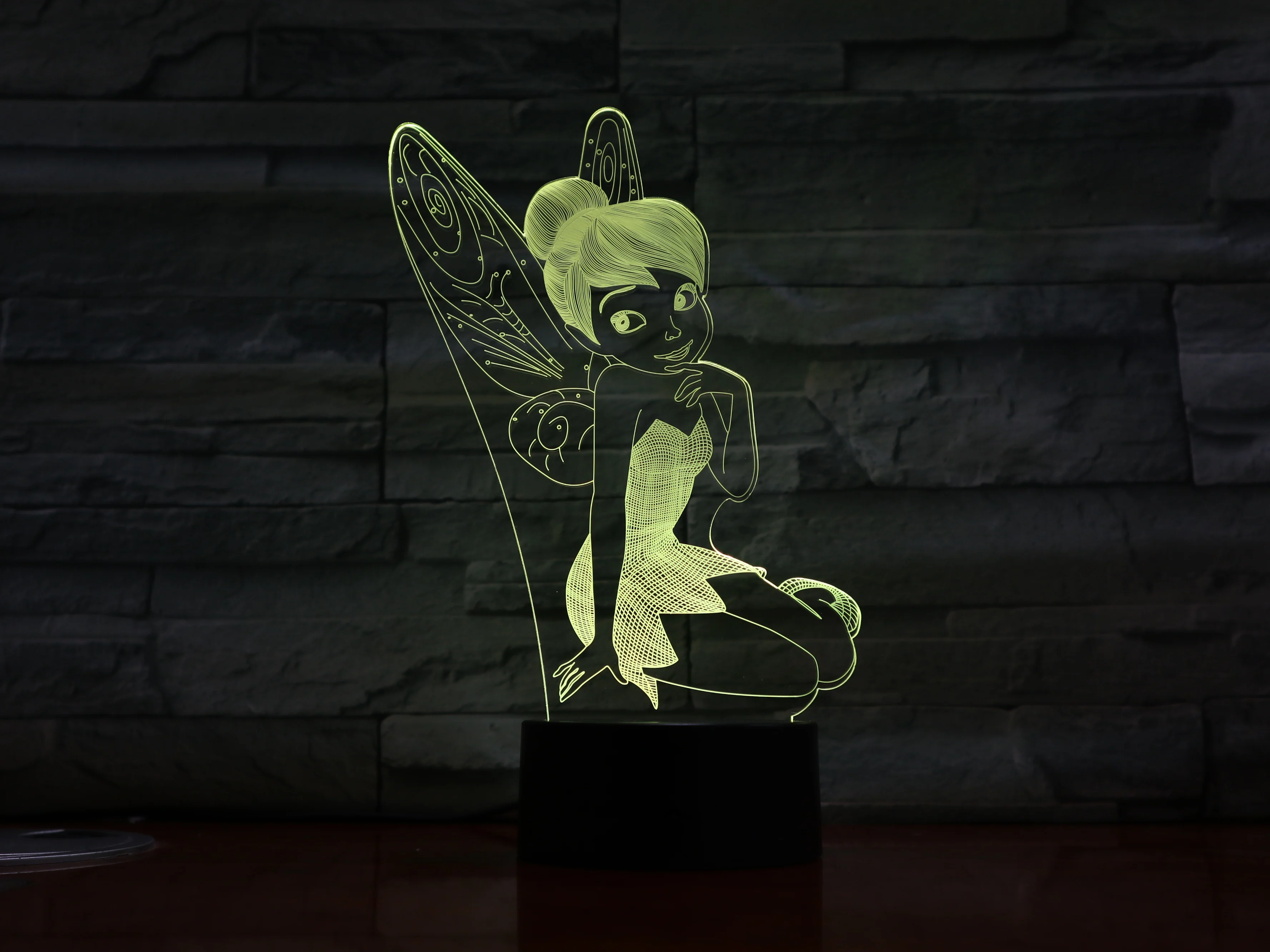 3D светодиодный ночник декор для девочек детские подарки малышей 7 цветов