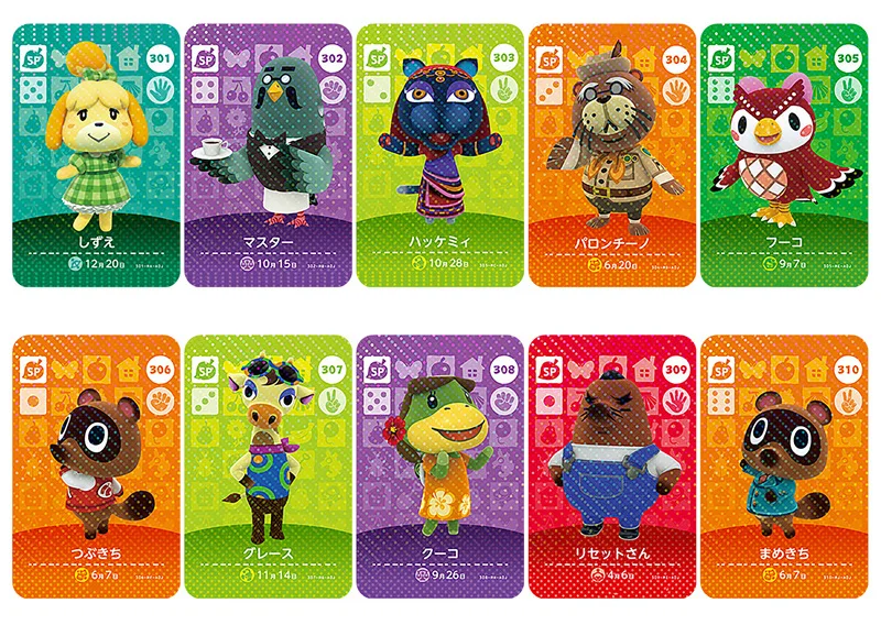 Series4(301 340) карточка для скрещивания животных Amiibo NS игр|Игровые фигурки и