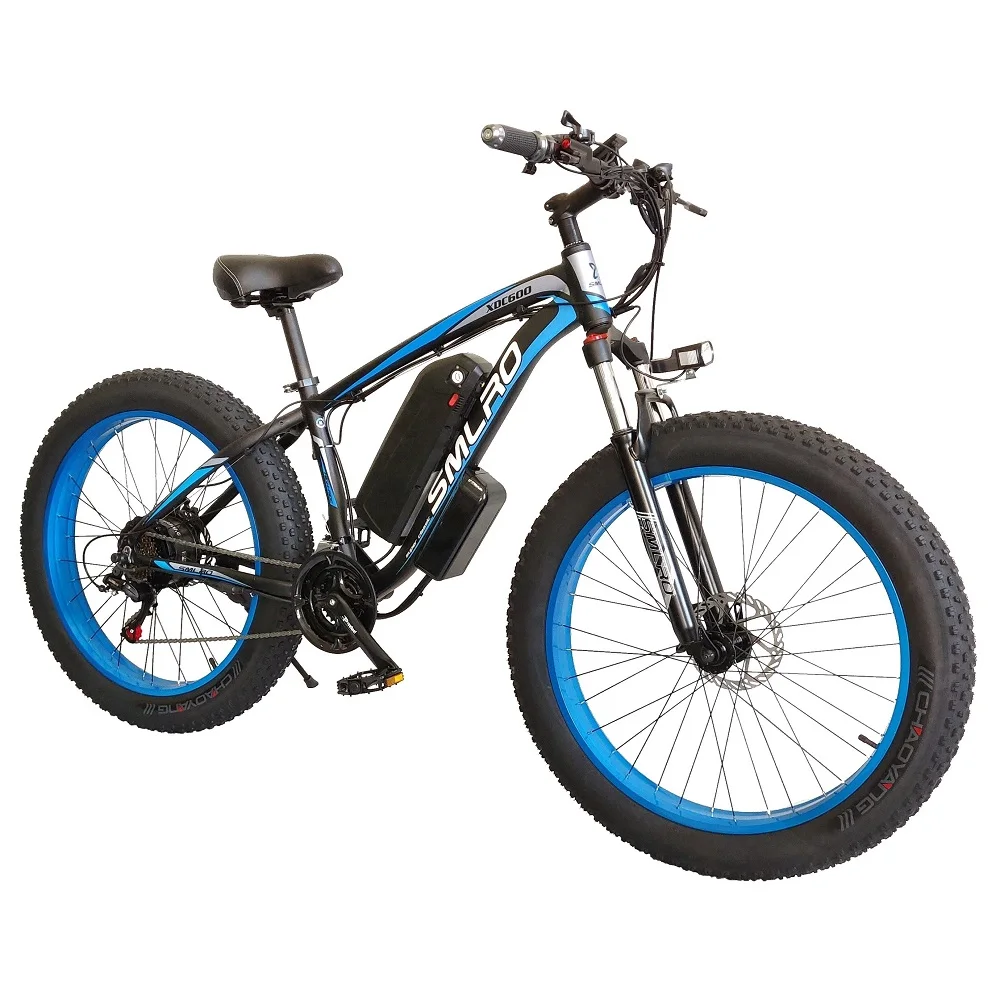 Verkaufen Hohe Qualität E-Bike 1000W Motor 17,5 AH SAMSUNG Lithium-Batterie Elektrische Fahrrad 26 Zoll Fett Reifen Elektrische Bike Kostenloser Versand