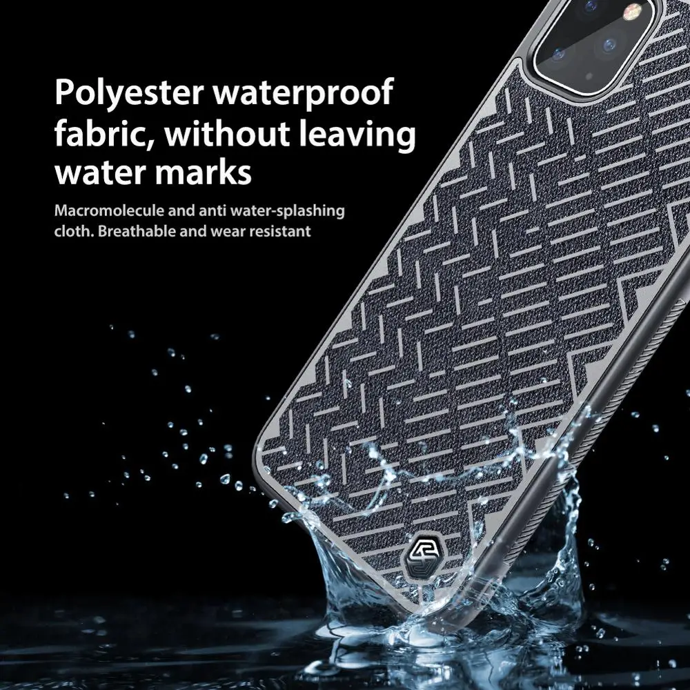 Для iPhone 11 Pro Max чехол Nillkin Shine at Night задняя крышка Простая текстура мягкий край ТПУ чехол для телефона iPhone 11 Pro Max чехол