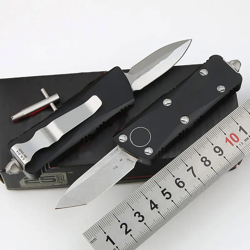 

Карманный складной нож MT121 Mini OTF, 5,51 дюйма, лезвие D2, ручка из алюминиевого сплава, тактический Спасательный Инструмент для повседневного исп...