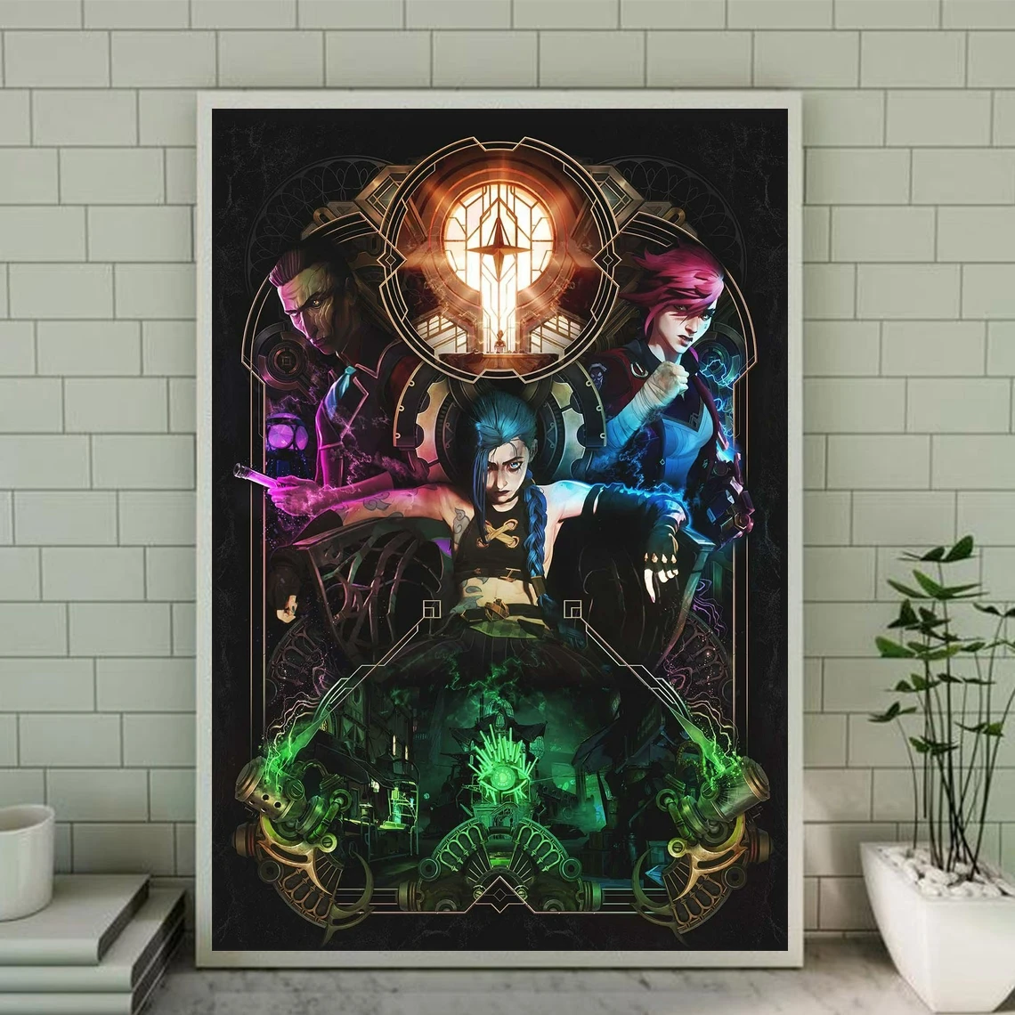 

Arcane League Of Legends Anime Movie Poster Canvas Art Prints Home Decoration Wall Painting ( No Frame )