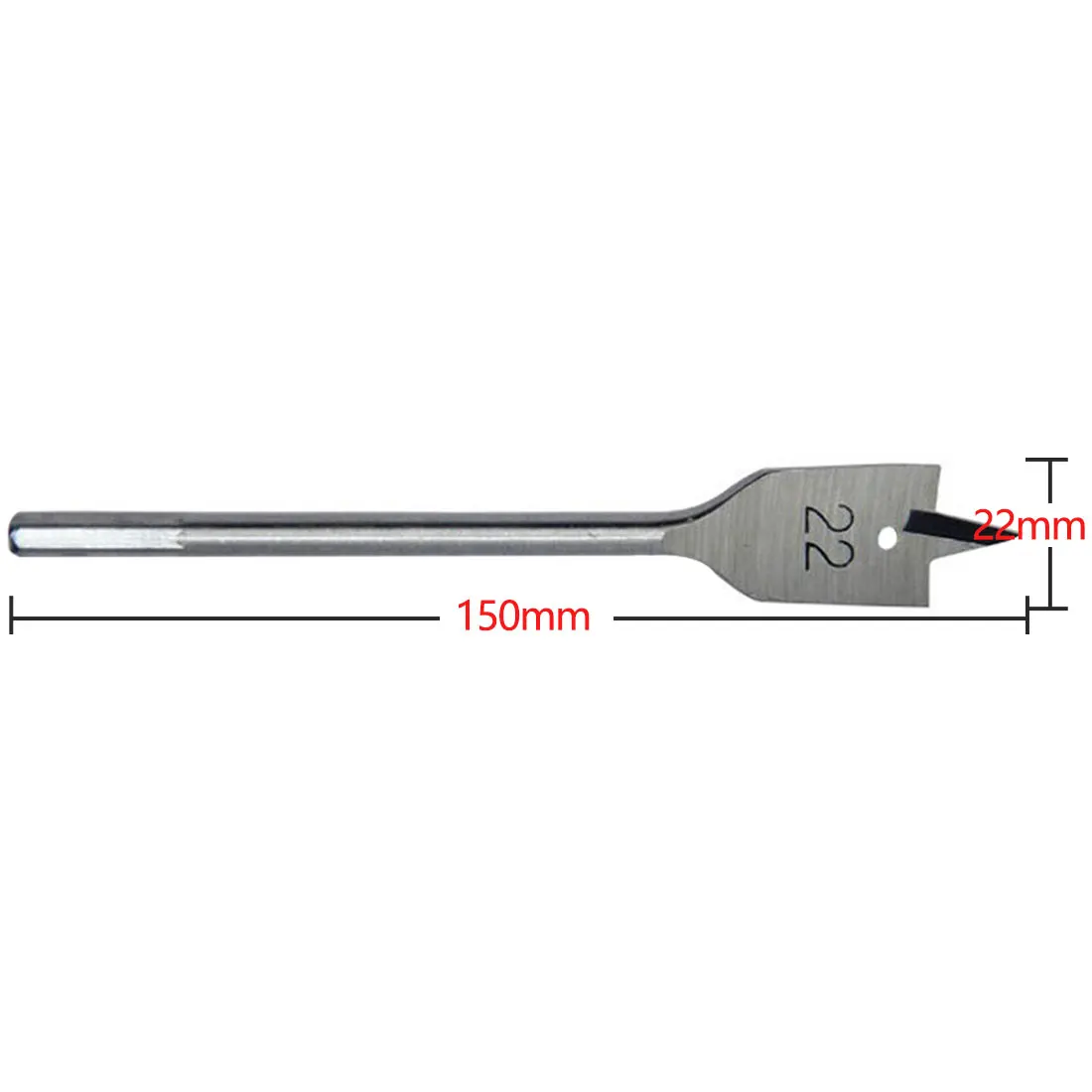 

6-30mm Flat Long Drill High-carbon Steel Wood Flat Drill Set Woodworking Spade Drill Bit Durable Woodworking Tool Set