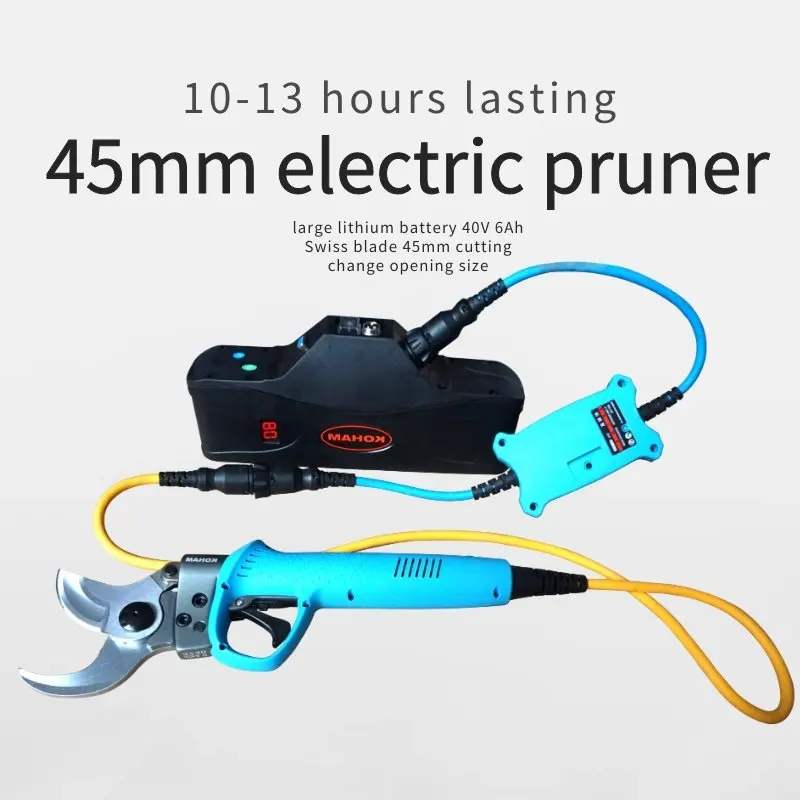 

45mm cutting 12hours lasting electric scissors for orchard and garden