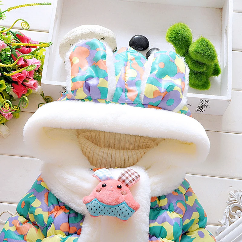 2019 новая детская одежда зимнее пальто для маленьких девочек хлопковые детские