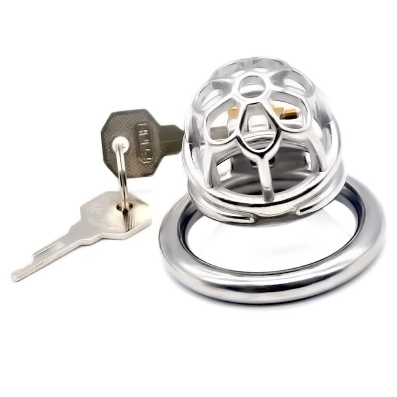 Клетка для пениса из нержавеющей стали мужское кольцо Пояс верности устройство