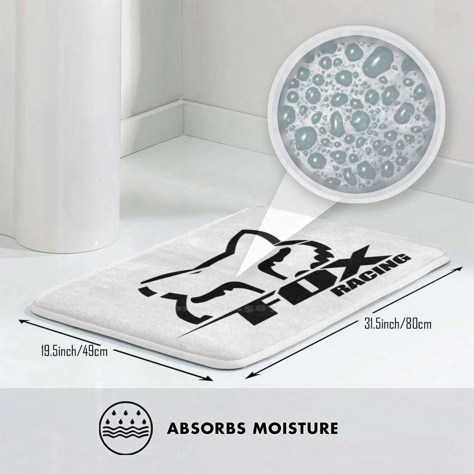 Мягкая подкладка для ног с логотипом вентилятора товары комнаты коврик ковер