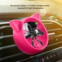cat shape car air freshener auto fragrance perfume universal fragance perfume clip automobiles air conditioning outlet diffuser