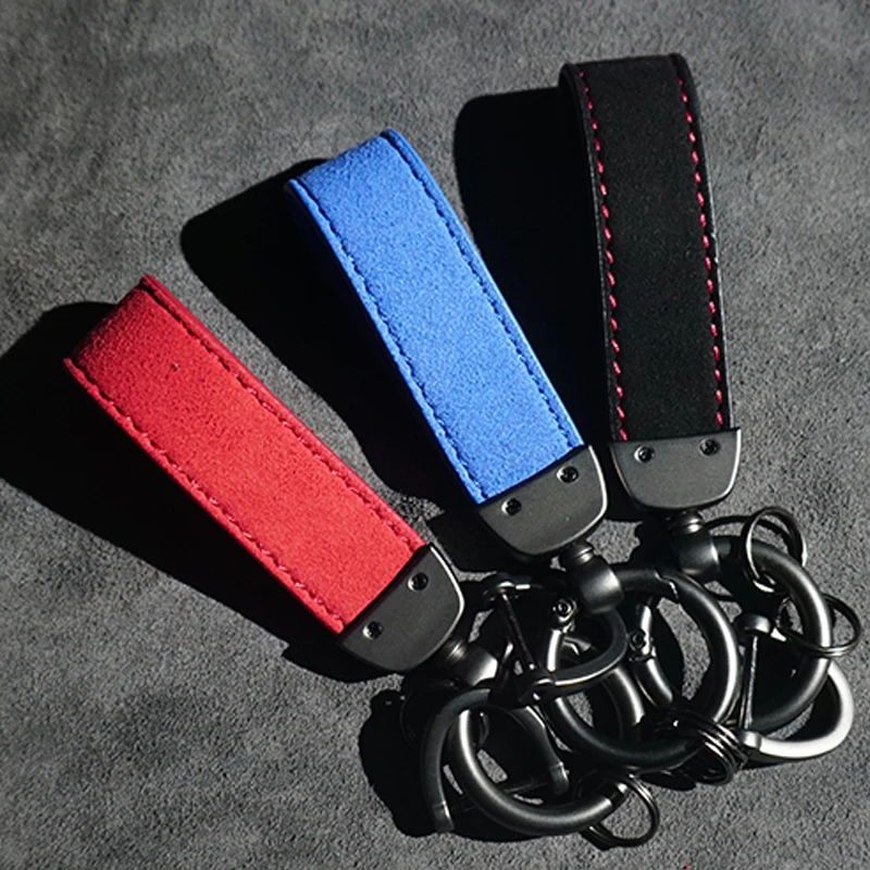 

Metal Leather High quality Keychains Car Keychain With Logo Key ring For Audi A3 A4 A5 A6 A7 Q2 Q3 Q5 Q7 Q8 RS Rline Sline