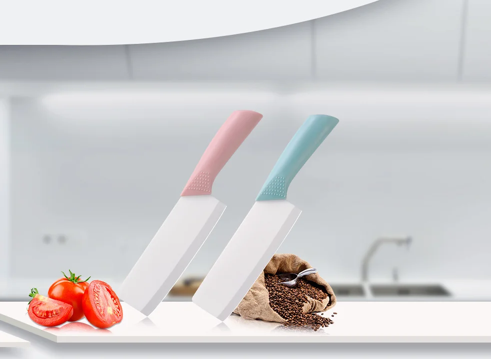 6 дюймов Керамический Кливер для нарезки кухонного ножа встречи и овощной резки