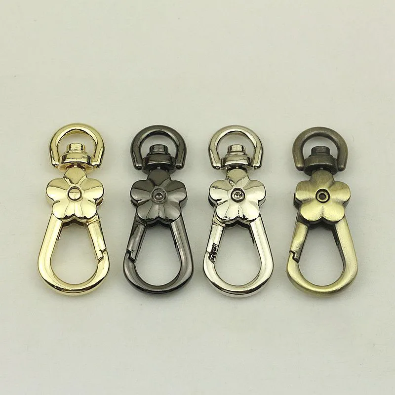 

Metal Bag Strap Buckle Key Hooks Metal Carabiner Clip Swivel Trigger Dog Buckle Keyring Retaining Ring Diy Craft Lobster Clasp