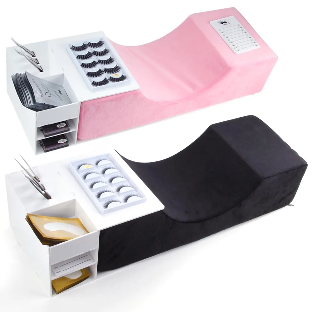 Накладные ресницы эргономичные подушки для шеи с эффектом памяти мягкая