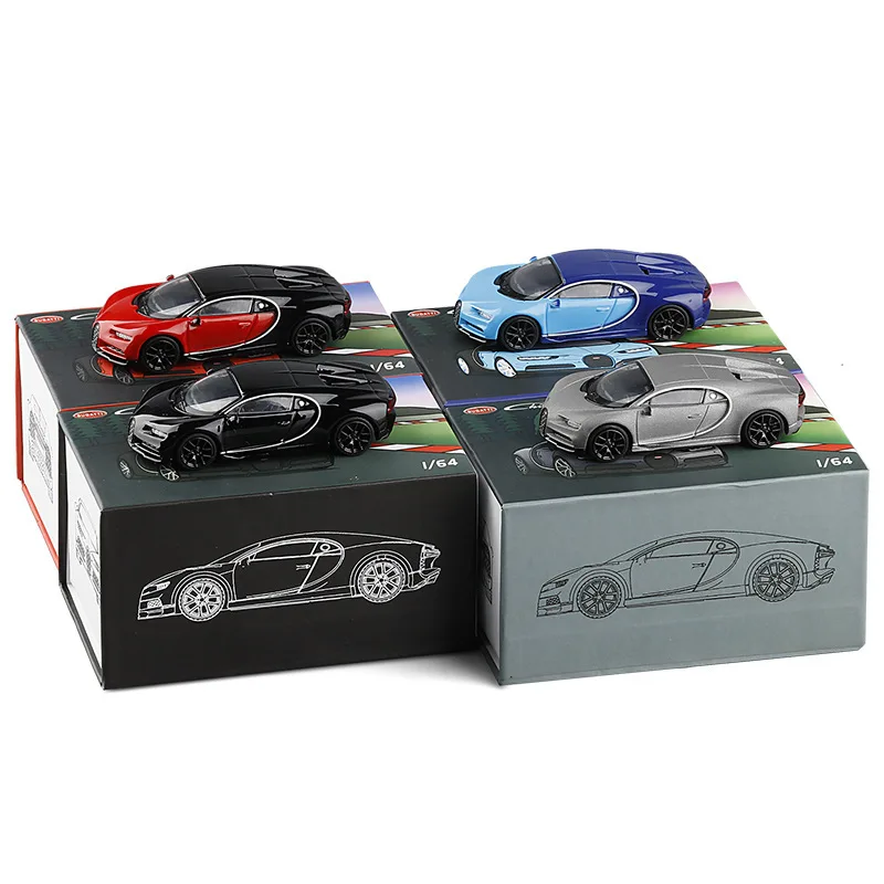 1/64 JKM Bugatti Chiron спортивный автомобиль Металлический Игрушечный Автомобиль из