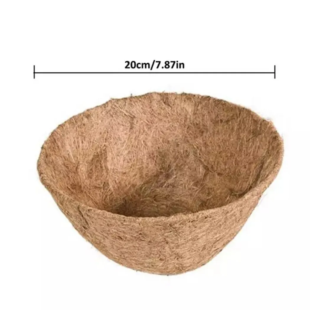 

20/25/30/35cm Round Coconut Liner Plants Basket Liner For Hanging Basket Home Garden Balcony Basket Flower Pot