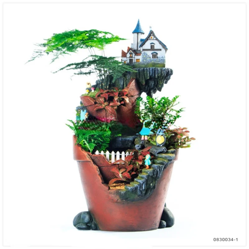 

Resin Flower Pots & Planters Mini Tower Garden