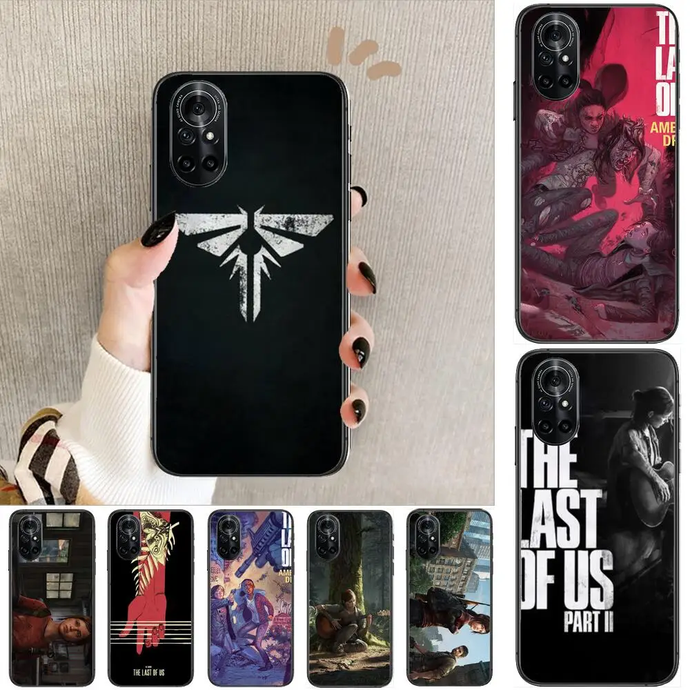 

Game The Last of Us Clear Phone Case For Huawei Honor 20 10 9 8A 7 5T X Pro Lite 5G Black Etui Coque Hoesjes Comic Fash design