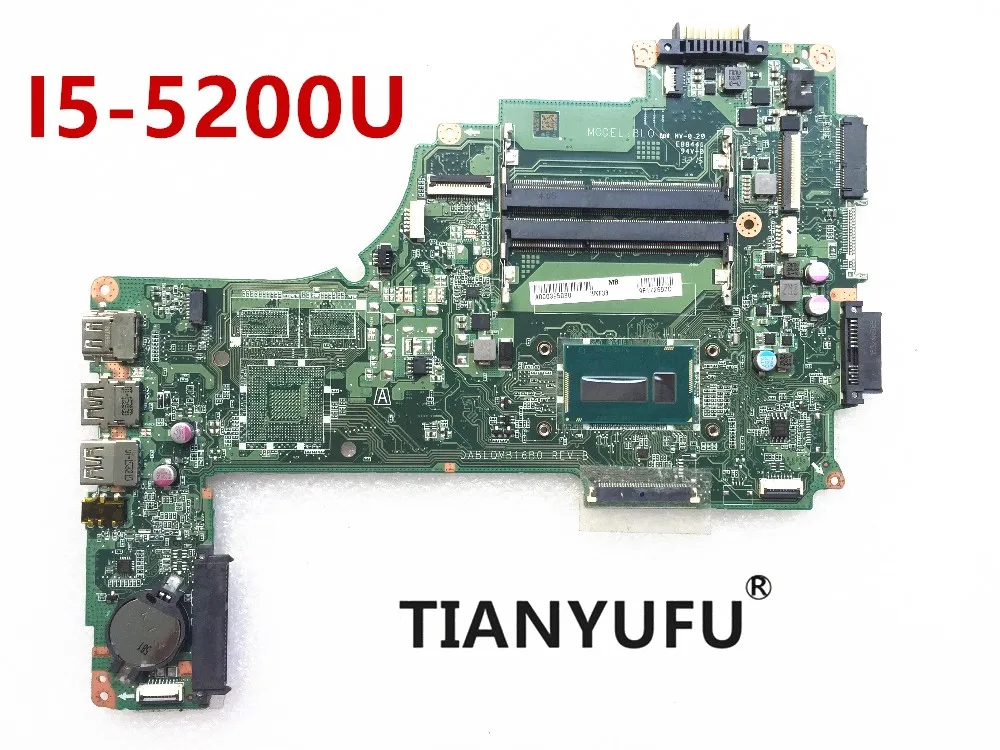 S55 материнская плата DABLQMB16B0 SR23Y I5-5200U для TOSHIBA Satellite S55 S55-C Материнская плата ноутбука Протестирована Работа