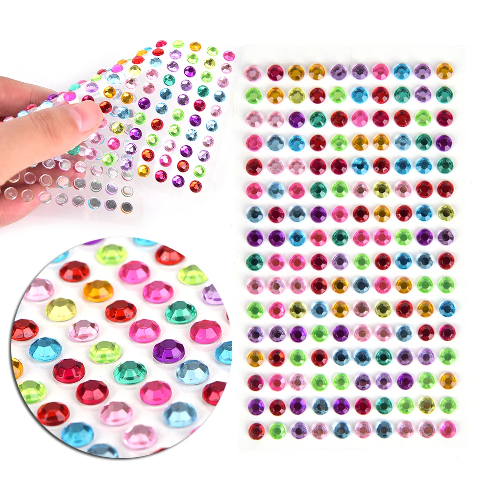 160 шт./лист декоративные наклейки для чехла телефона 5 мм|Временные тату| |