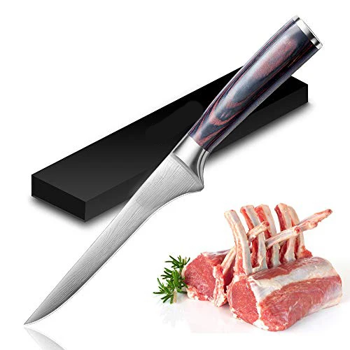 Японские кухонные ножи 8 дюймов резной нож шеф-повара из Дамасского узора