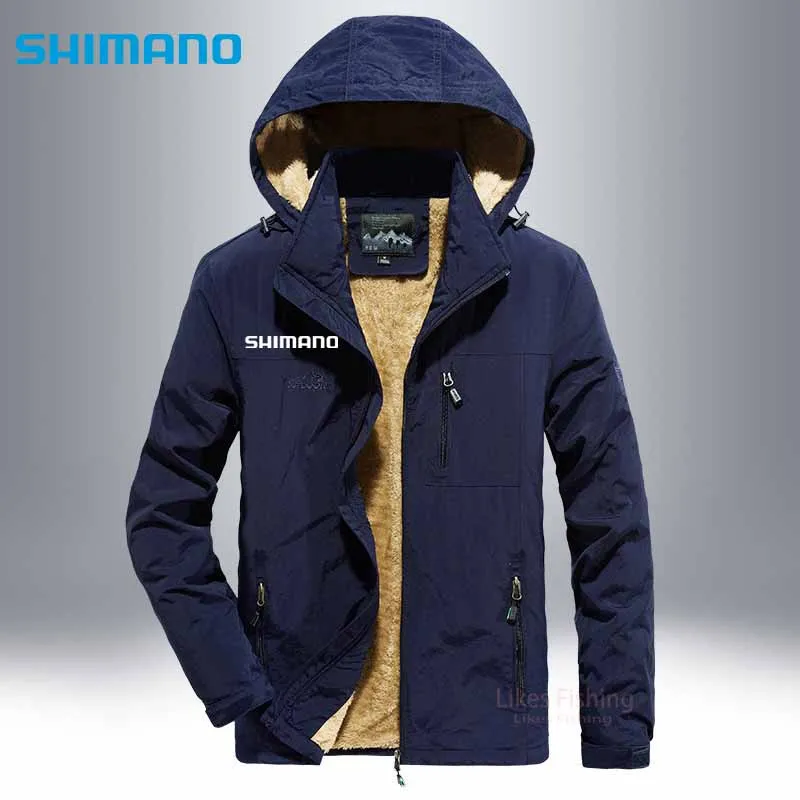 

2022 Fishing Clothes Waterproof Fishing Jacket Warm Sport Winter Fishing Clothing Thick Outdoor Men Winter Coat Fishing Wear