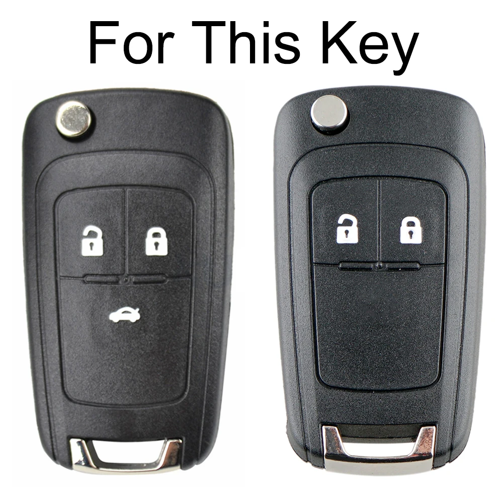 Брелок для дистанционного ключа в стиле углеродного волокна оболочка чехол Opel