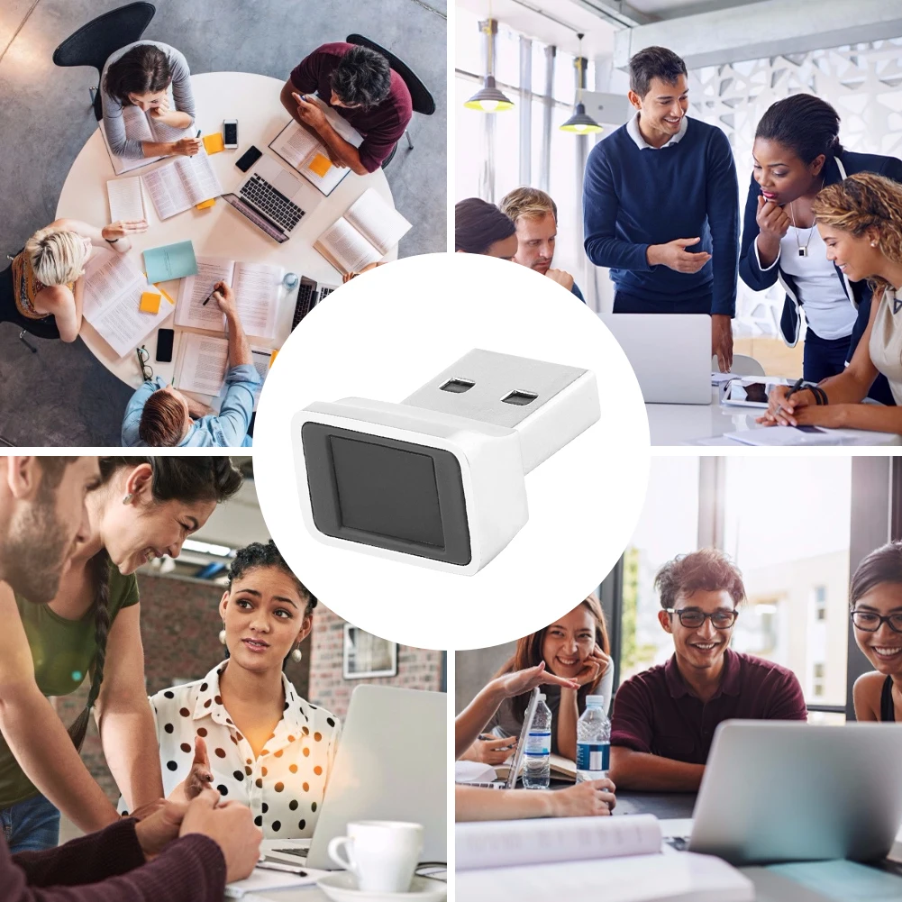 

Mini Reader Laptop Office USB Interface Capturing Computer Fingerprint Scanner Security Key Sensor Identification within 0.15s